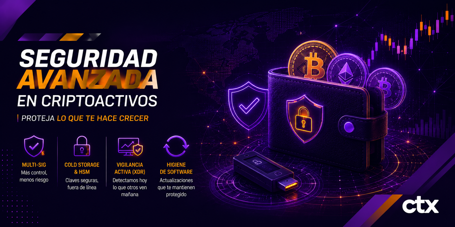 Seguridad Avanzada en Criptoactivos: Cómo Proteger las Billeteras Digitales de su Empresa en 2026