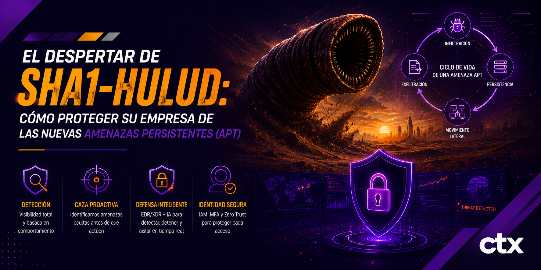 El Despertar de Sha1-Hulud: Cómo proteger su empresa de las nuevas amenazas persistentes (APT)